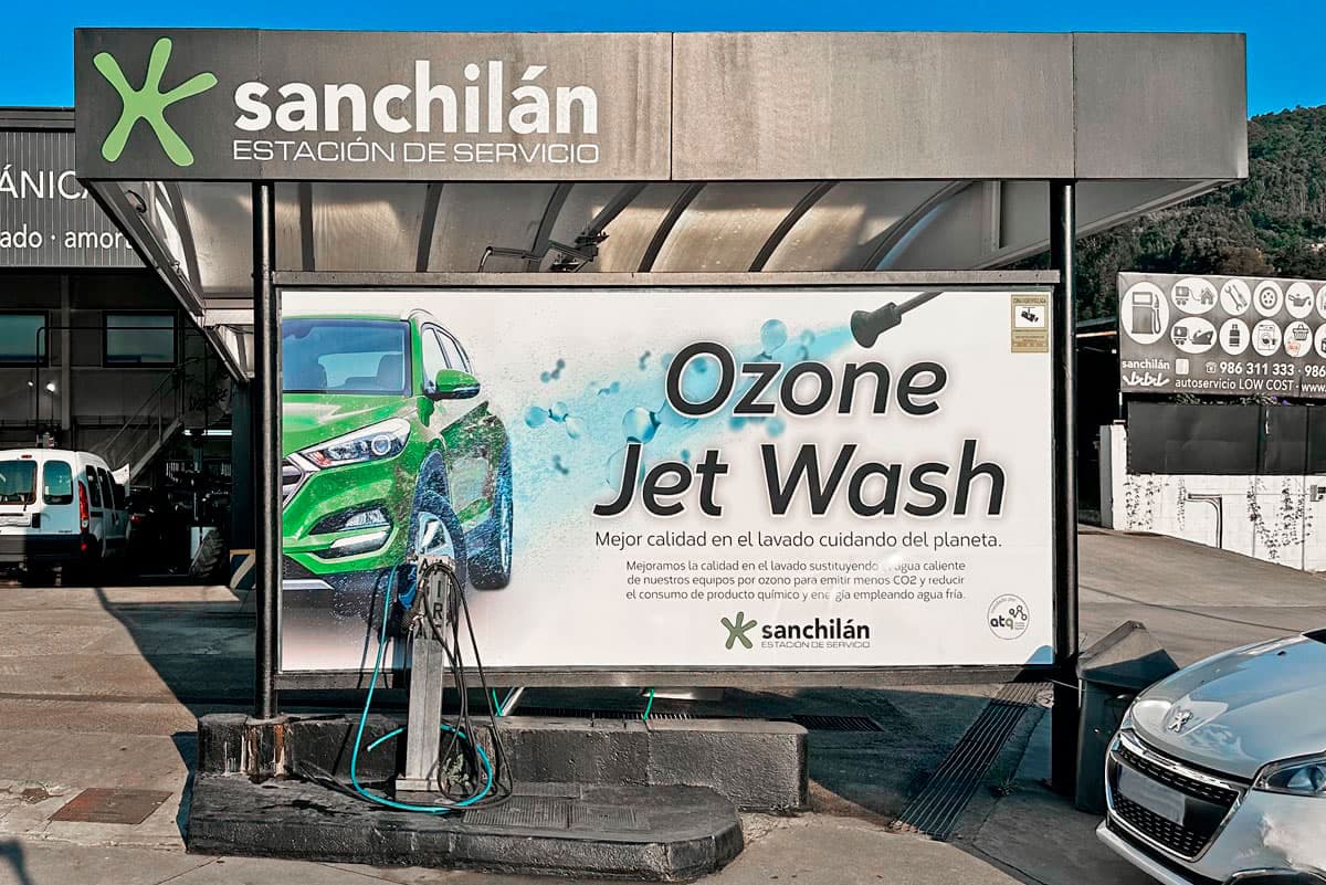 Lavado de vehículos con ozono